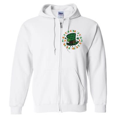 May The Luck Of The Irish Be With You Full Zip Hoodie