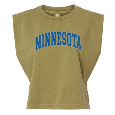 Minnesota Text Garment-Dyed Women's Muscle Tee