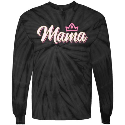 Mama T Tie-Dye Long Sleeve Shirt