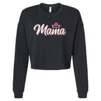 Mama T Cropped Pullover Crew