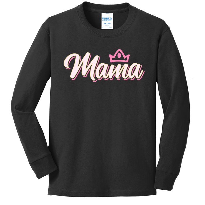 Mama T Kids Long Sleeve Shirt