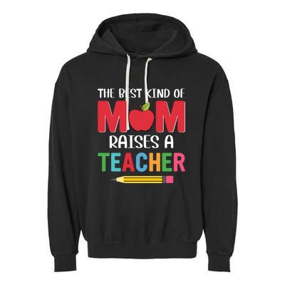 Mom Teacher Garment-Dyed Fleece Hoodie