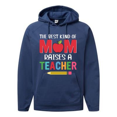 Mom Teacher Performance Fleece Hoodie