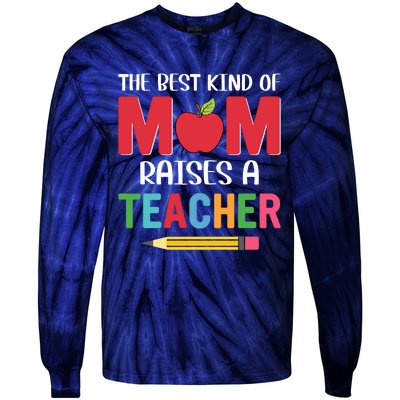 Mom Teacher Tie-Dye Long Sleeve Shirt