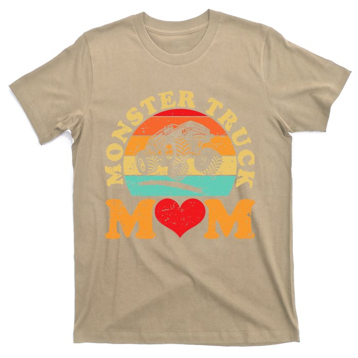 Monster Truck Mom Retro Vintage Monster Truck Mother's Day T-Shirt