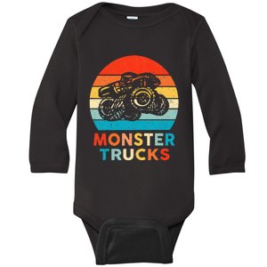 Monster Truck Baby Long Sleeve Bodysuit