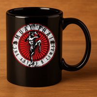 Muay Thai 11oz C Handle Ceramic Mug