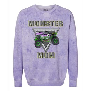 Monster Truck MOM Monster Truck Are My Jam Truck Lovers Colorblast Crewneck Sweatshirt