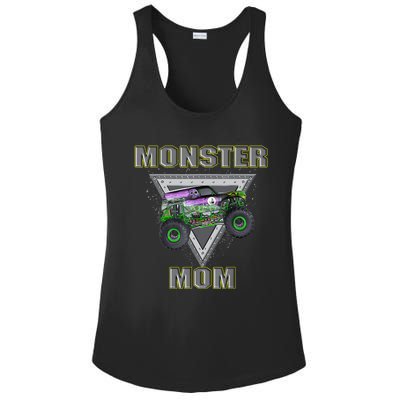 Monster Truck MOM Monster Truck Are My Jam Truck Lovers Ladies PosiCharge Competitor Racerback Tank