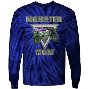 Monster Truck MOM Monster Truck Are My Jam Truck Lovers Tie-Dye Long Sleeve Shirt