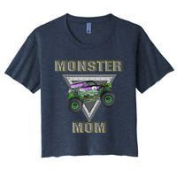 Monster Truck MOM Monster Truck Are My Jam Truck Lovers Women's Crop Top Tee