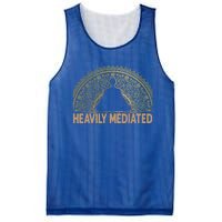 Meditate Tee Meditation Tees Heavily Meditated Gift Mesh Reversible Basketball Jersey Tank