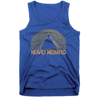 Meditate Tee Meditation Tees Heavily Meditated Gift Tank Top