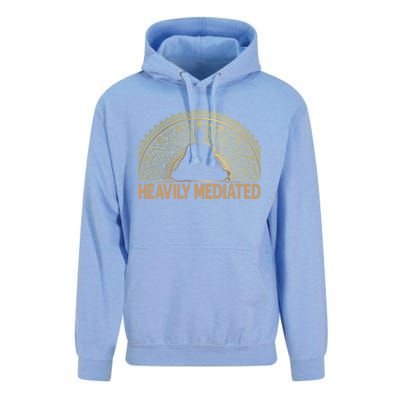 Meditate Tee Meditation Tees Heavily Meditated Gift Unisex Surf Hoodie