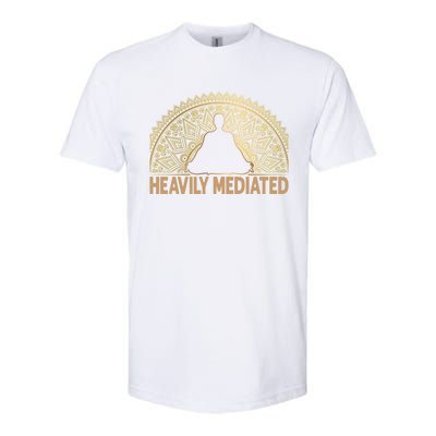 Meditate Tee Meditation Tees Heavily Meditated Gift Softstyle® CVC T-Shirt