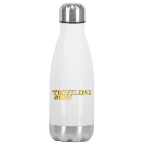 Masonic Traveling Man Square & Compass Freemason Stainless Steel Insulated Water Bottle