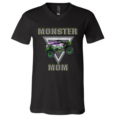 Monster Truck MOM Monster Truck Are My Jam Truck Lovers V-Neck T-Shirt