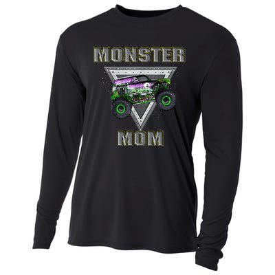 Monster Truck MOM Monster Truck Are My Jam Truck Lovers Cooling Performance Long Sleeve Crew