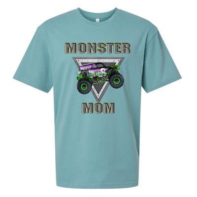 Monster Truck MOM Monster Truck Are My Jam Truck Lovers Sueded Cloud Jersey T-Shirt