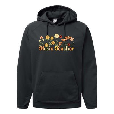 Music Teacher Music Teaching Music Teachers Performance Fleece Hoodie