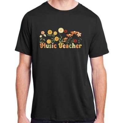 Music Teacher Music Teaching Music Teachers Adult ChromaSoft Performance T-Shirt