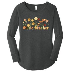 Music Teacher Music Teaching Music Teachers Women's Perfect Tri Tunic Long Sleeve Shirt