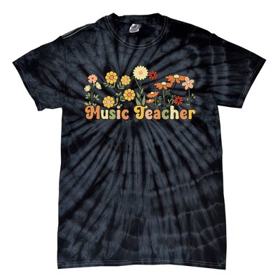 Music Teacher Music Teaching Music Teachers Tie-Dye T-Shirt