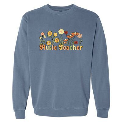 Music Teacher Music Teaching Music Teachers Garment-Dyed Sweatshirt