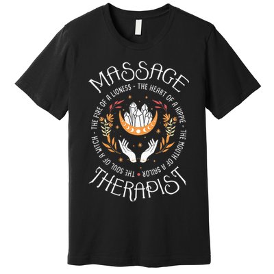 Massage Therapist Masseuse Massage Therapy Massotherapist Premium T-Shirt