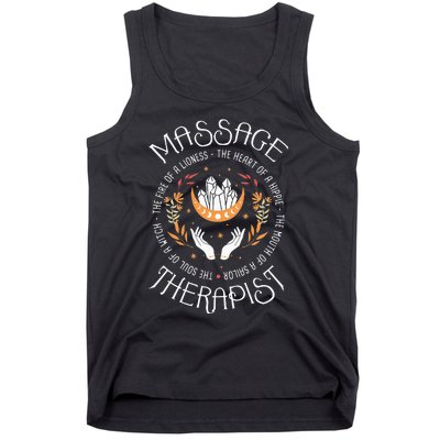 Massage Therapist Masseuse Massage Therapy Massotherapist Tank Top