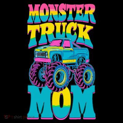 Monster Truck Mom Birthday Party Monster Truck T-Shirt