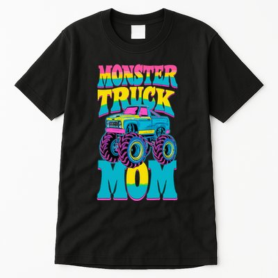Monster Truck Mom Birthday Party Monster Truck Tall T-Shirt