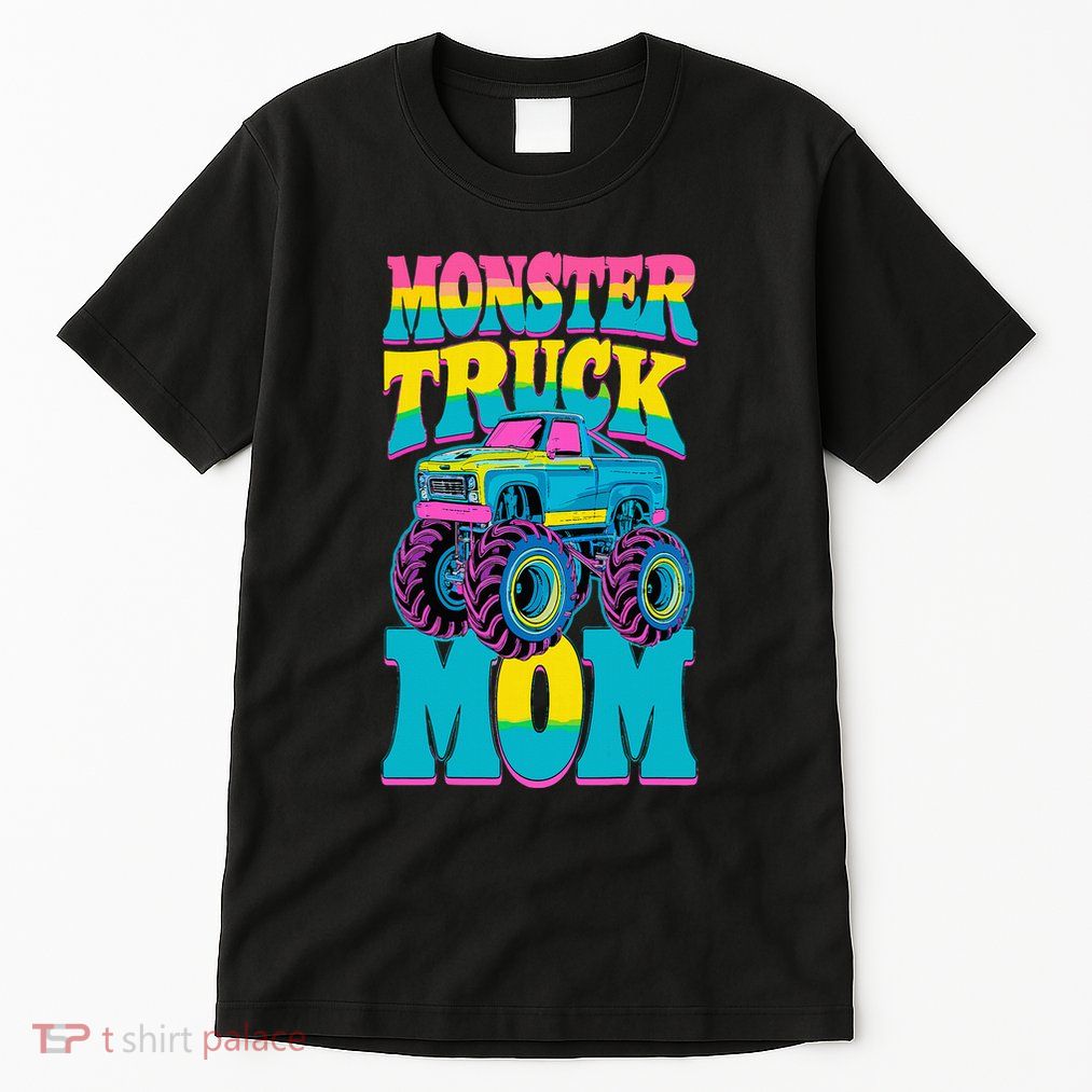 Monster Truck Mom Birthday Party Monster Truck Tall T-Shirt