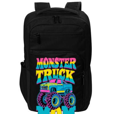 Monster Truck Mom Birthday Party Monster Truck Impact Tech Backpack