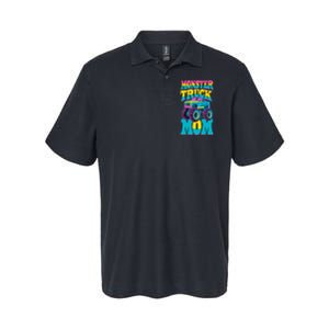 Monster Truck Mom Birthday Party Monster Truck Softstyle Adult Sport Polo