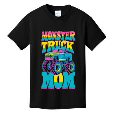 Monster Truck Mom Birthday Party Monster Truck Kids T-Shirt