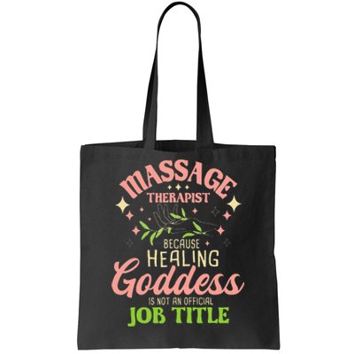 Massage Therapist Masseuse Massage Therapy Massotherapist Tote Bag