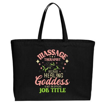 Massage Therapist Masseuse Massage Therapy Massotherapist Cotton Canvas Jumbo Tote