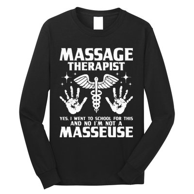 Massage Therapist Massotherapist Massage Therapy Massager Long Sleeve Shirt