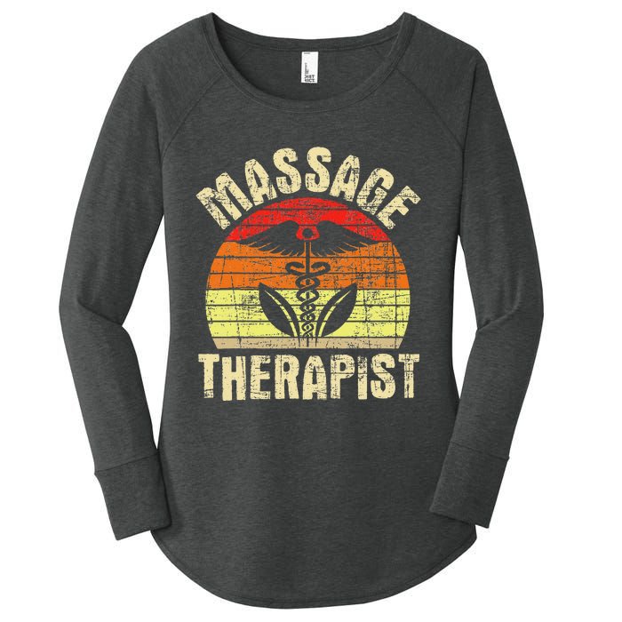 Massage Therapist Massotherapist Masseuse Theraphy Healing Women's Perfect Tri Tunic Long Sleeve Shirt