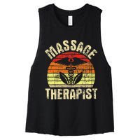 Massage Therapist Massotherapist Masseuse Theraphy Healing Women's Racerback Cropped Tank