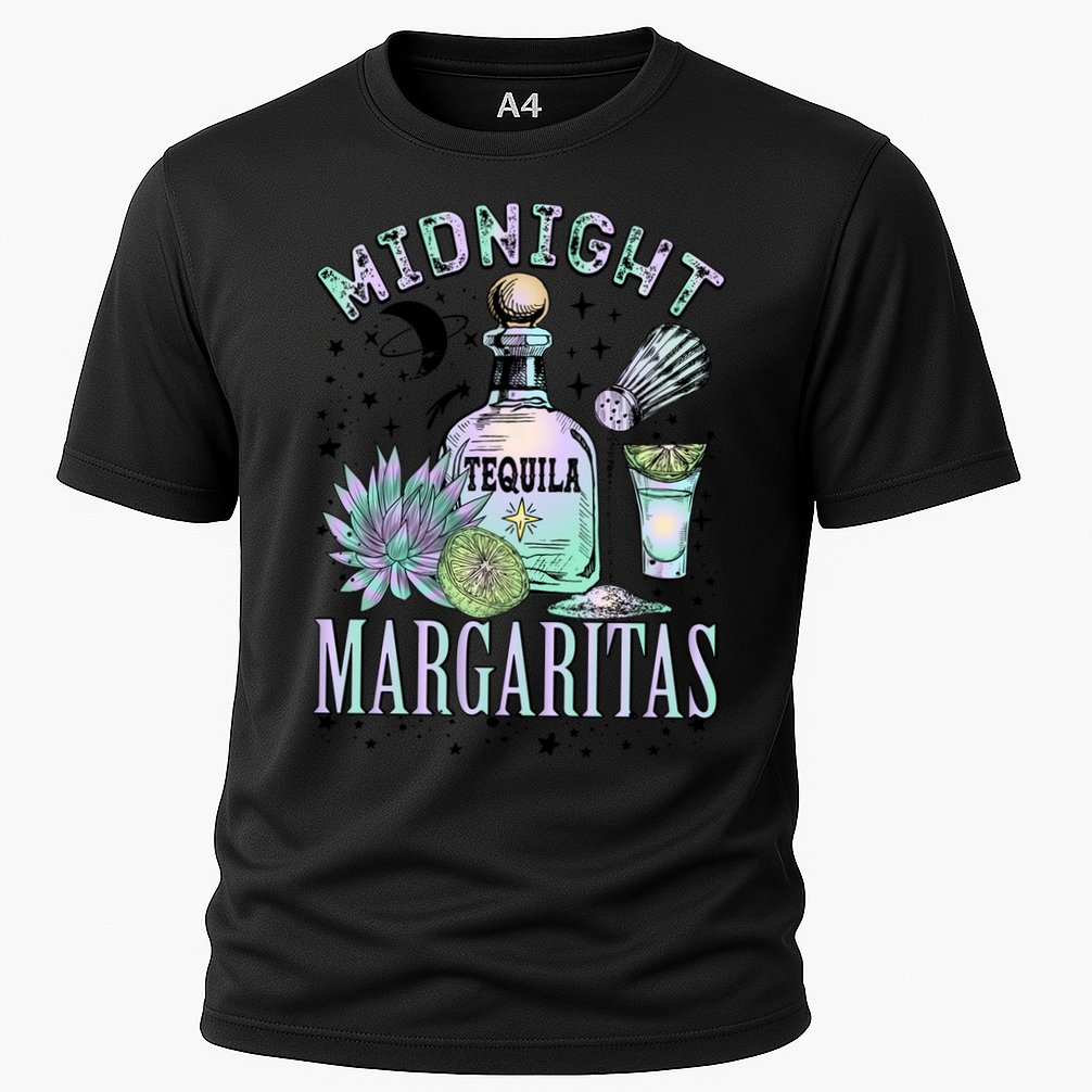 Midnight Tequila Margaritas Lime Tequila Magic Witches Great Gift Cooling Performance Crew T-Shirt