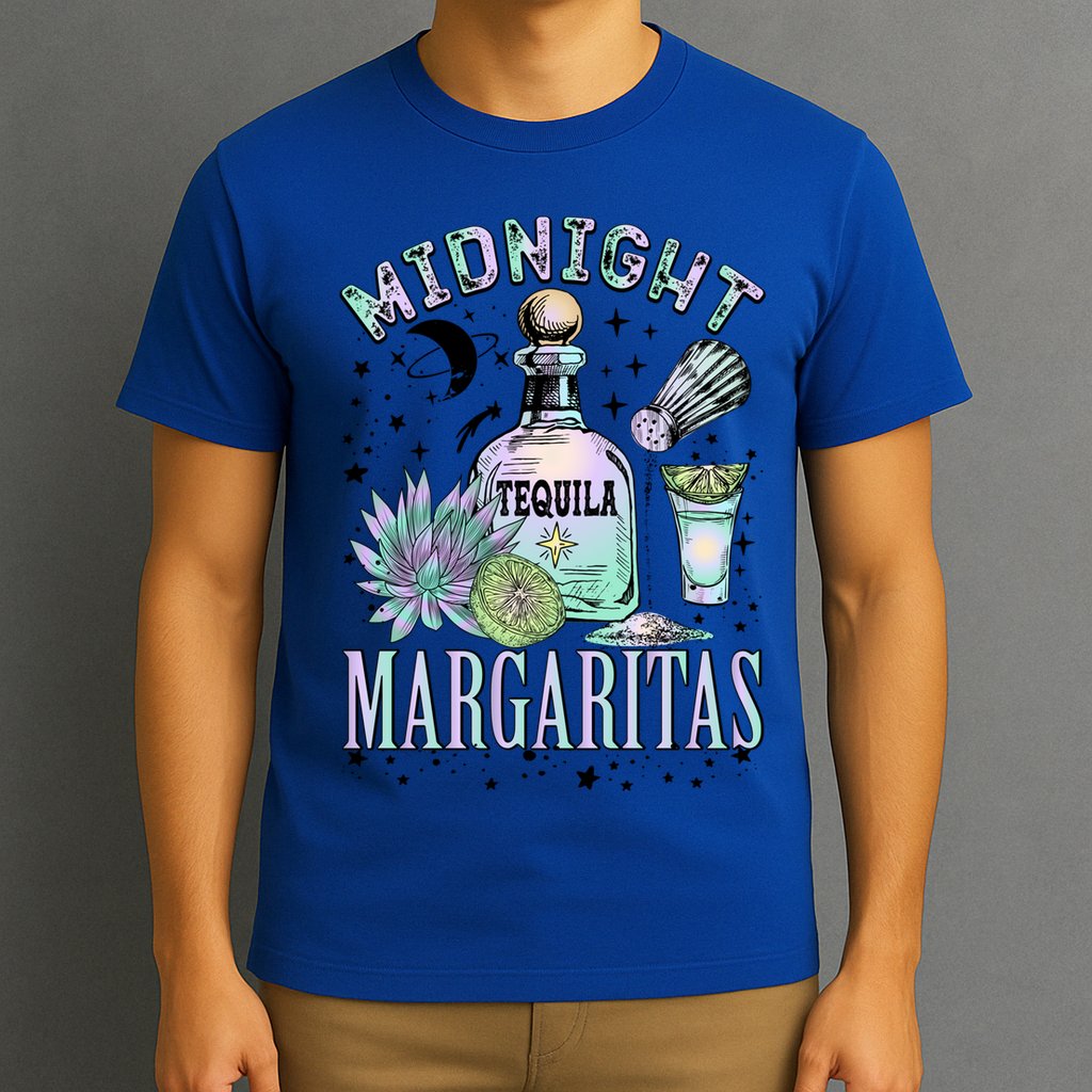 Midnight Tequila Margaritas Lime Tequila Magic Witches Great Gift T-Shirt