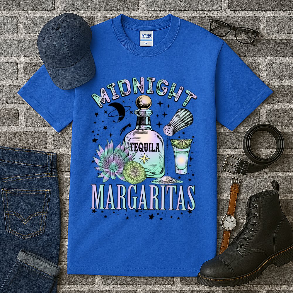 Midnight Tequila Margaritas Lime Tequila Magic Witches Great Gift Tall T-Shirt