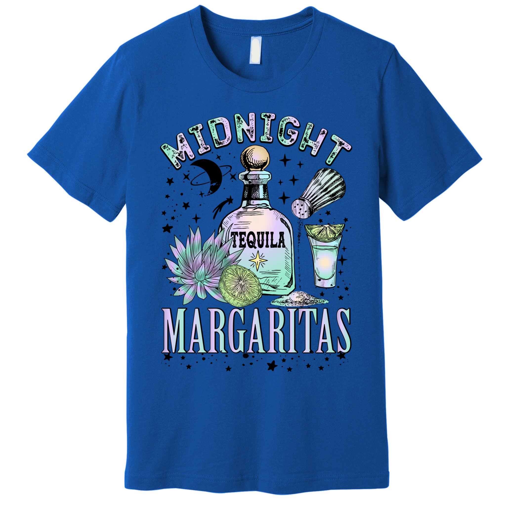 Midnight Tequila Margaritas Lime Tequila Magic Witches Great Gift Premium T-Shirt