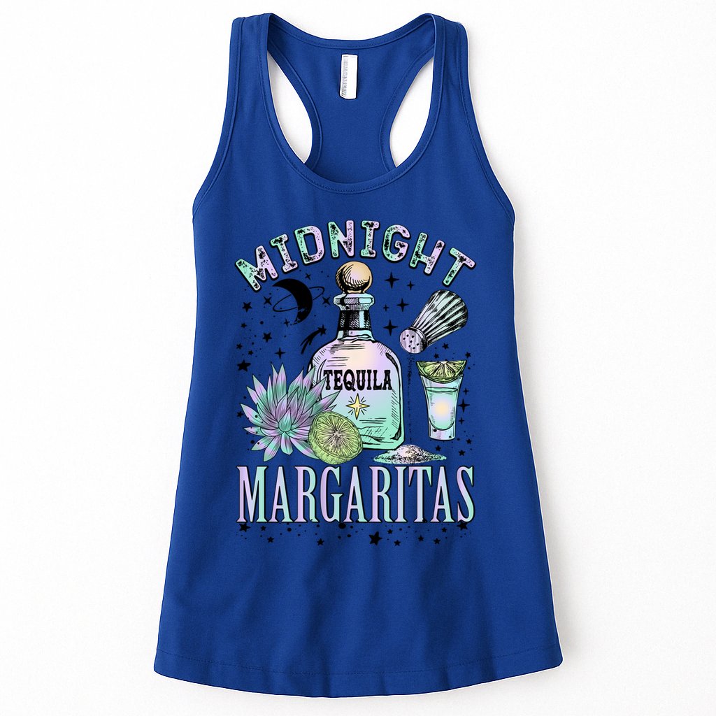 Midnight Tequila Margaritas Lime Tequila Magic Witches Great Gift Womens Tank Top
