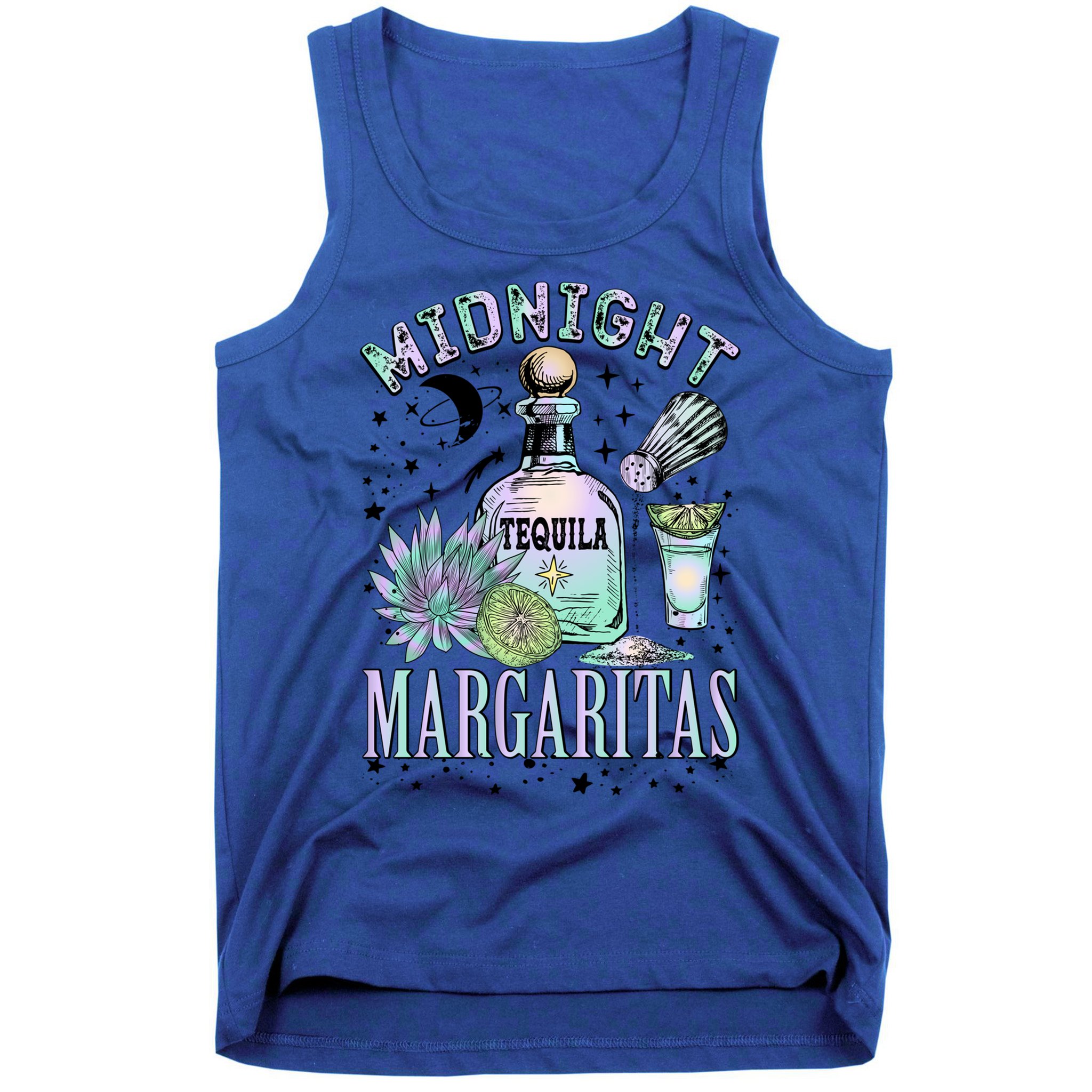 Midnight Tequila Margaritas Lime Tequila Magic Witches Great Gift Tank Top