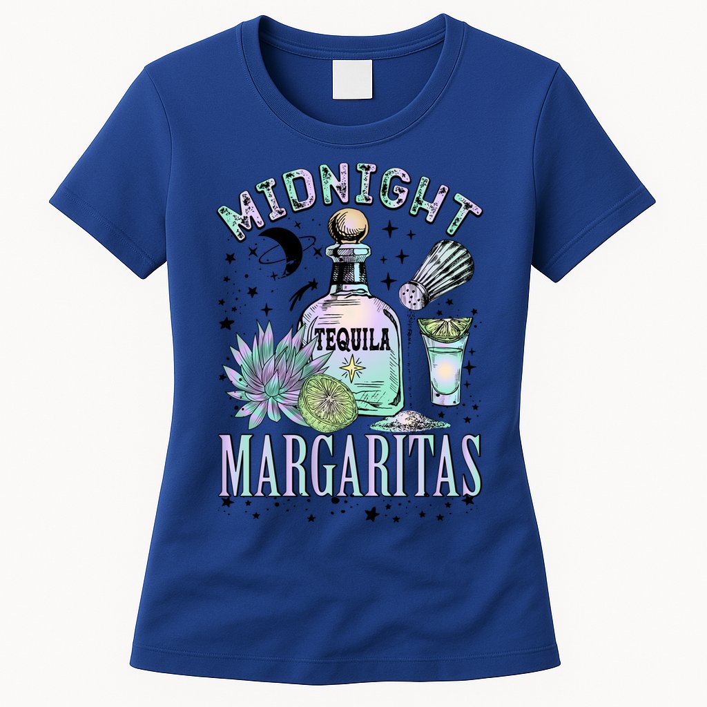 Midnight Tequila Margaritas Lime Tequila Magic Witches Great Gift Womens T-Shirt