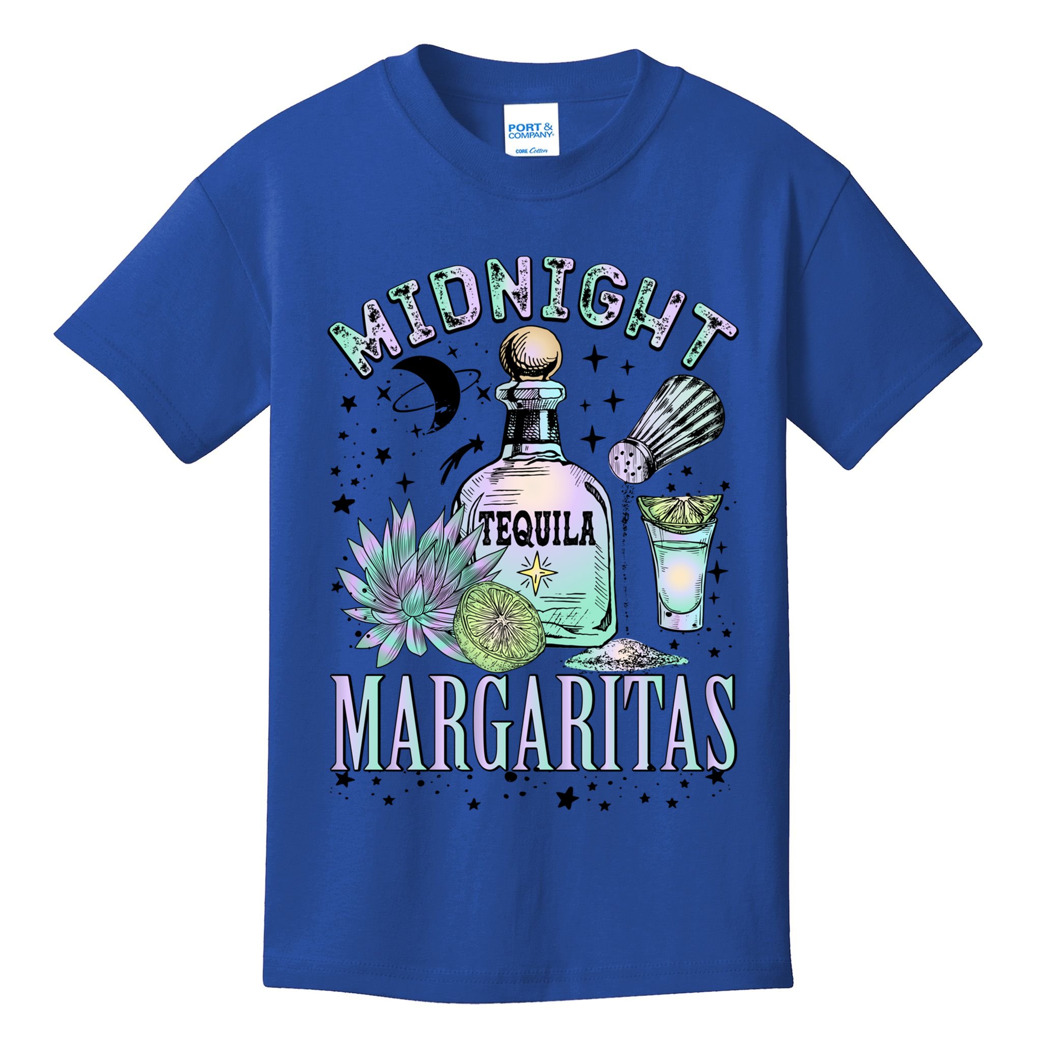 Midnight Tequila Margaritas Lime Tequila Magic Witches Great Gift Kids T-Shirt