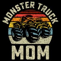 Monster Truck Mom Vintage Retro Style Women Doggie Tank
